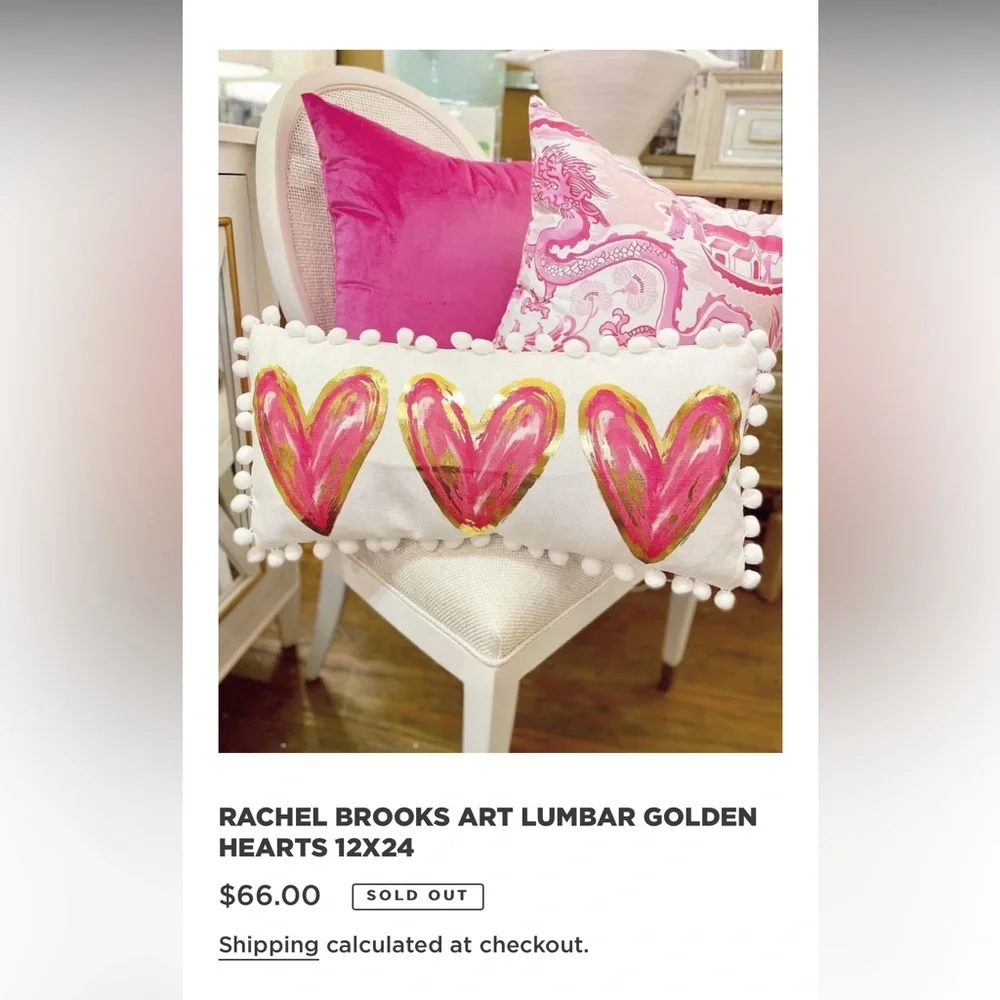 Rachel Brooks Art Throw Pillow